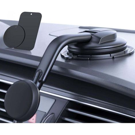 Handyhalterung fürs Auto [Starke Magnete] für Armaturenbrett und Windschutzscheibe, Saugnapfhalterung, geeignet für iPhone und Android, Autohalterung