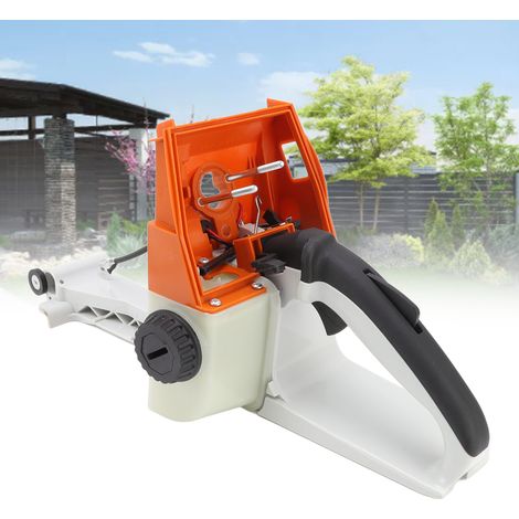 Équipement d'alimentation électrique d'extérieur pour cours et jardins adapté aux tronçonneuses Stihl MS660 066 MS650, réservoir de carburant, poignée arrière. (1/5)