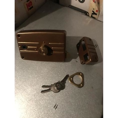 SURETE HORIZ A FOUILLOT DE 8MM C/50 DROITE BRONZE