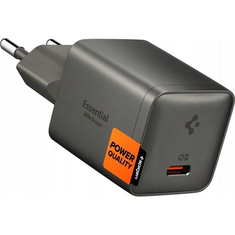 SPIGEN SCHNELL-WANDLADEGERÄT NETZTEIL USB-C TYP-C 30W 1 Stück.