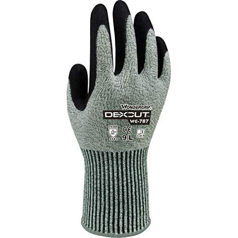 Wonder Grip WG-787 DexcutTM Talla XL/10 Guantes premium resistentes a cortes