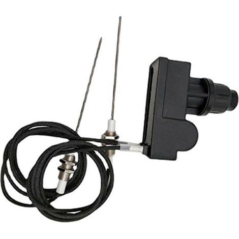 Kit d'allumage double avec allumeur électronique et bougie d'allumage pour barbecue/chauffage à eau