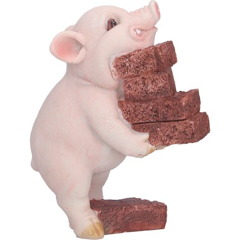 Figurine de Porcin Détaillé pour Extérieur - Décoration de Jardin Réaliste, Cadeau Original pour Maison ou Étable (1/5)
