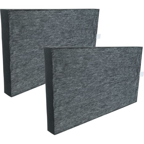 vhbw 2x HEPA Filter kompatibel mit Sharp KC-860U, KC860EW, KC-A60E, KC-C150E, KC-860E Luftreiniger - Ersatz-Filter