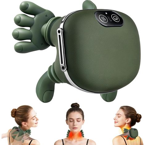 Massage Shiatsu de la nuque et des épaules avec chaleur – Pétrissage 4D appliqué manuellement-AquaForge (1/5)