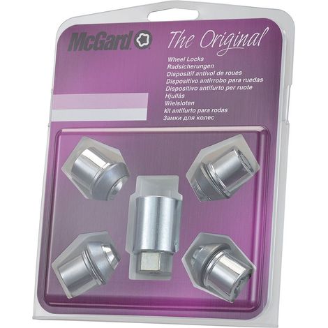 4 ECROUS ANTIVOL SU MCGARD M12X1.5/ 60°/ LONG. 32,5MM/ Ø19MM
