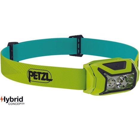 Linterna frontal - PETZL - ACTIK - 450 Lúmenes - Alcance 100 m - Autonomía 100 h - Alimentación 3 pilas AAA/LR03 (1/5)