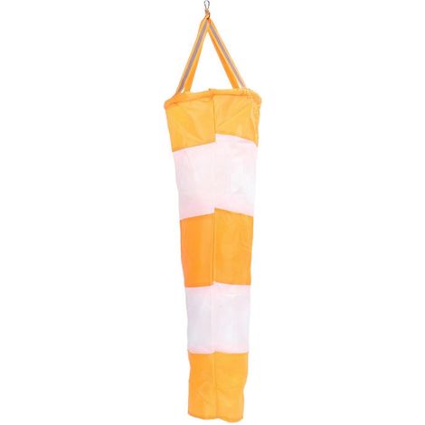 Windsack zur Windrichtungsmessung, orangefarbener Polyesterbeutel, 80 cm, für den Außenbereich, Flughafen, fluoreszierend