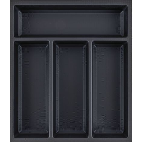 AGOFORM Besteckeinsatz Sky 400/40 Kunststoff schwarz (1/4)