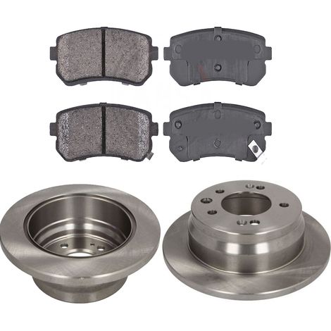 KIT FRENI POSTERIORI compatibile con HYUNDAI ix35 (LM,EL,ELH) - DISCHI + PASTIGLIE OEM: FDB4235 / 17910 /SOSTITUZIONE DIRETTA/BASSA POLVERE/SILENZIOSO