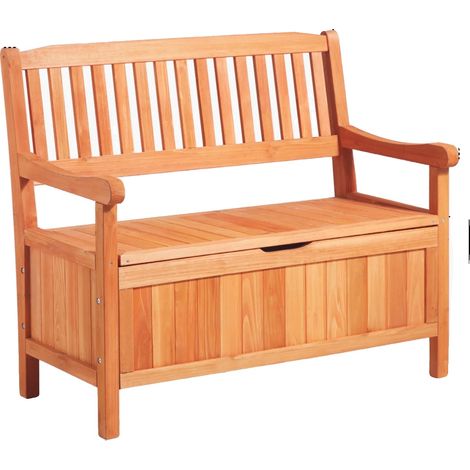 Banco de almacenamiento para exteriores, diseño versátil, madera de cedro duradera, 33 galones (1/2)