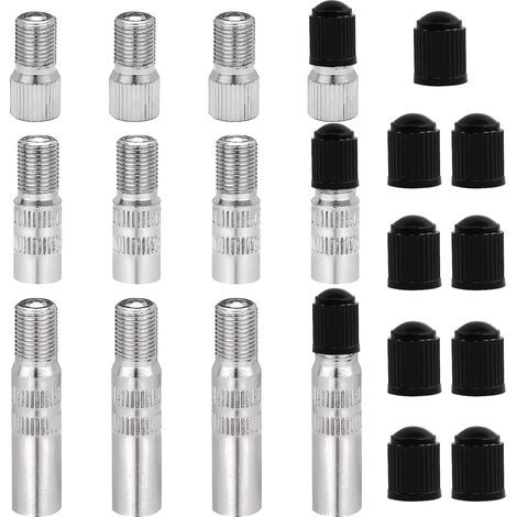 Reifenventilverlängerung, 39 mm verlängerter Adapter aus Aluminiumlegierung für die Aufblasdüse von Elektrorollern, kompatibel mit XIAOMI M365, M365Pro, Dualtron und anderen Rollern (1/5)