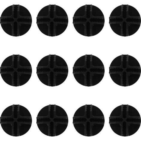 Lot de 12 connecteurs en plastique noir pour cages d'animaux (1/5)