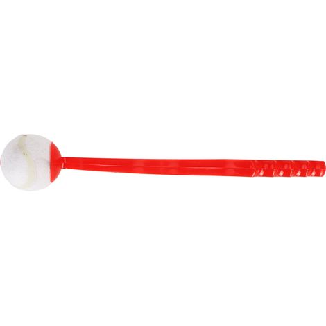 Lanceur de balles pour chien à main avec poignée ergonomique, jouet interactif pour l'entraînement en extérieur (1/5)