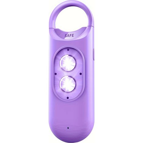 Alarme personnelle 130 dB, alarme d'urgence rechargeable par USB, dispositif de sécurité pour la protection personnelle des femmes et des personnes âgées (FMY) (1/5)