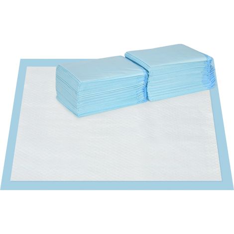 Lot de 80 alèses pour chien, imperméables, 6 couches avec surface anti-humidité, protection, 60 x 60 cm (1/5)