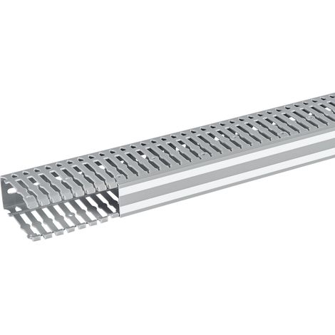 Goulotte Lina25 40x80mm PVC gris RAL7030 longueur 2m LEGRAND 636008