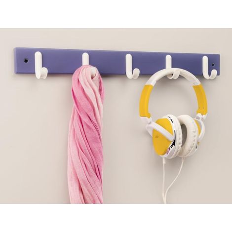 Colgador 5 ganchos Blancos Inofix Blanco 3707 (1/5)
