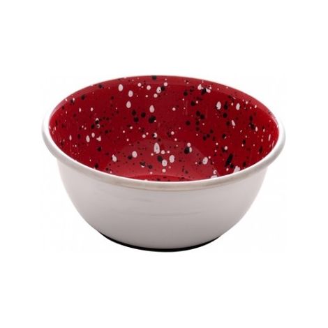 Dogit Comedero AceroInox, Red Speckle, 560ml