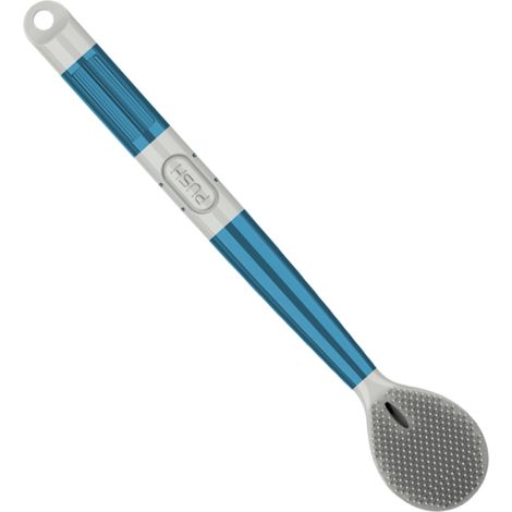 Brosse Pour WC - Tête Plate Flexible - Support Murale Sans Perçage - Réservoir Intégré Pour Produit Nettoyant - 1 Pièce (1/5)
