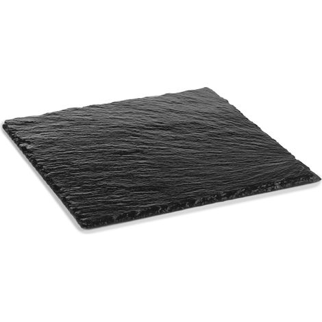 Plateau en Ardoise Carré Rustique L 25 à 30 cm - Pujadas