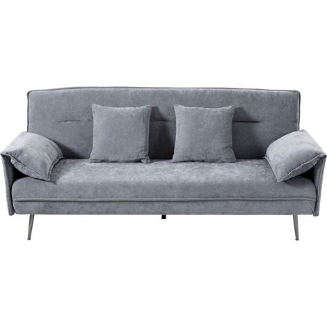 3-Seater Contemporary Convertible Sofa Bed with 2 Pillows (1/4)