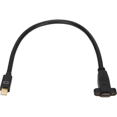 Câble d'extension Mini DisplayPort mâle-femelle portable 4K avec vis de fixation pour PC et Mac (1/5)