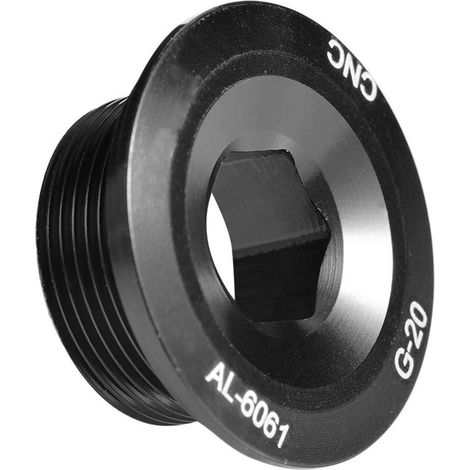 GUB Fahrradkurbel-Befestigungsschraube aus robuster Aluminiumlegierung (schwarz) (1/5)