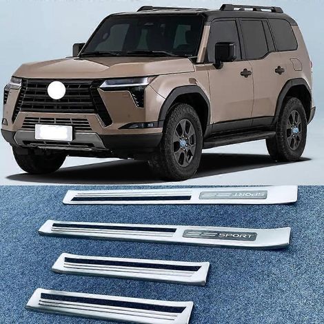 Accessoires automobiles pour Lexus GX550 2024-2025 : protection de seuil de porte et de pédale, cache-plaque de protection, pièces automobiles ( ) (1/5)