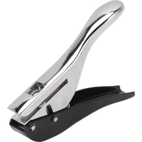 Perforatrice 8mm Acier Positionnement Précis Antidérapant Mini Pince à Percer Portable, Pince à Poinçonner Cuir 8mm/0,3in, Foret Fraisure 2,8x8mm/0,1x0,3in (1/5)