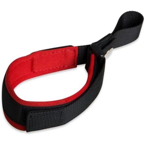 Laisse pour chien - Courte - Corde courte - Accessoire pour chien - Laisse d'entraînement pour animaux de compagnie - Sangle de poignet réglable anti-renflement - Pour petits et grands chiens (1/4)