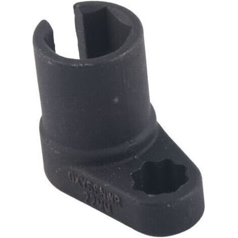 Clé à douille pour capteur d'oxygène à 6 pans décalés en acier Cr Mo, outils de retrait de manchons, drive 1/2" (1/4)