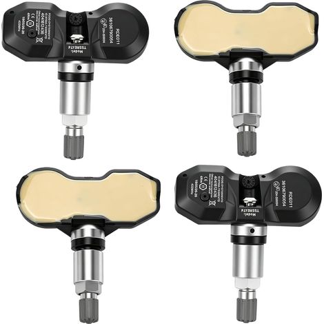 Lot de 4 capteurs de pression des pneus compatibles avec E82/E88, E90/E92/E93/E90 LCI, F10/F07 GT, F12/F13/F06, F01/ F02, Cooper, 36106790054 36106856227 (1/5)