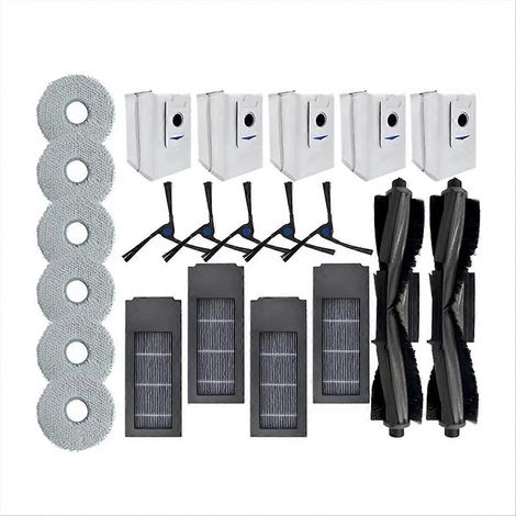 Ersatzteile für X2 Omni/X2 Pro/X2 Saugroboter, kompatibles Zubehörset, Ersatzfilter und -bürsten, einfache Wartung für die automatische Reinigung, Komplettset, für den Heimgebrauch (1/5)