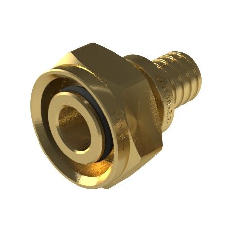 Conexión roscada de latón tipo Eurokonus ultraLINE - 16 G3/4" (1/4)