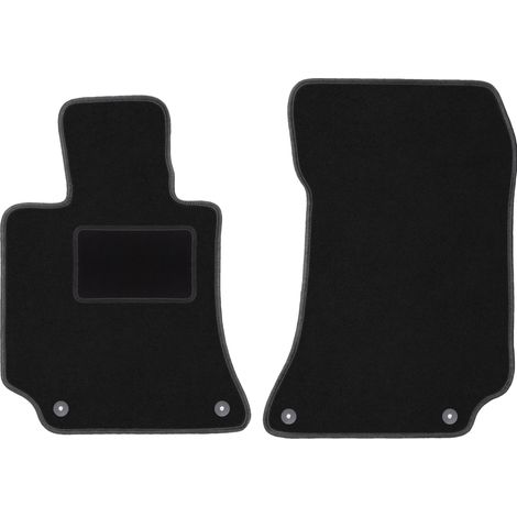 Alfombrillas delanteras para Mercedes CLS W218 coupé (2009-2016) negras (1/5)