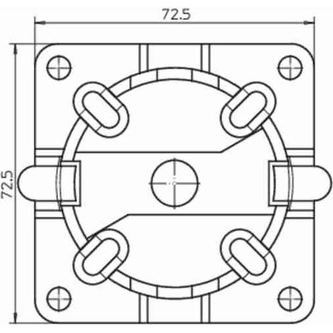 Aggancio Rapido Con Foro Plastica Max 20Nm CAME 001YM0116
