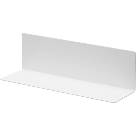Étagère magnétique, Blanc, Acier/Aimant/Silicone, Minimaliste, 20 x 6.3 x 6 cm (L x P x H) (1/5)