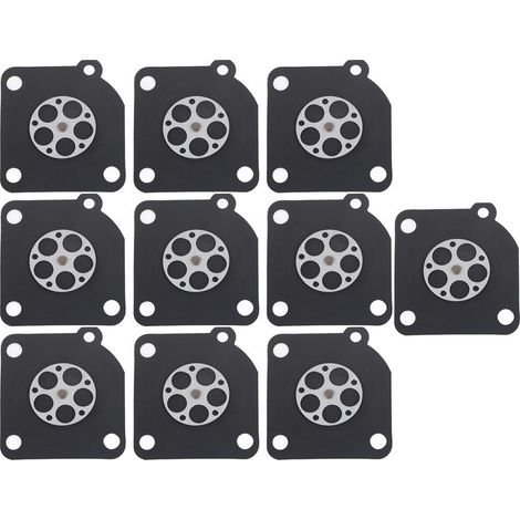 Kit de 10 joints de membrane de carburateur pour tronçonneuse ZAMA 180 S210 MS230 MS250 (1/5)