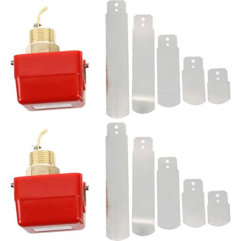 interrupteurs de débit d'eau à palette SPDT, filetage mâle, 220 V CA, 15 A, HFS-25 (1/5)