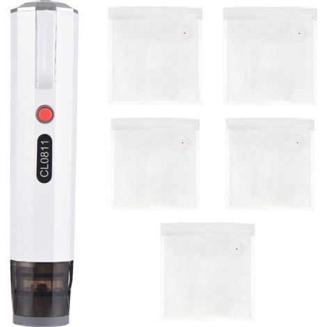 3.7V Electric Air Pump -55 to 65 KPA Vacuum Degree Portable Vacuum Extractor Multi-purpose Vacuum Sealing Machine Small Electric Compressor (White) MUMU
