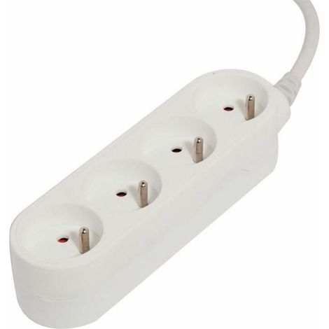 Chacon - multipresa 4 x 16a-1, 5 m-bianco - 48840 - 5411478488408