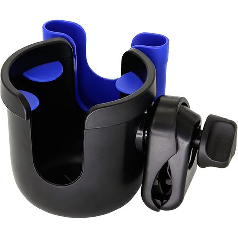 Portavasos Universal - Soporte Para Teléfono Integrado - Compatible Con Cochecitos, Bicicletas, Cintas De Correr Y Sillas De Ruedas - Diámetro De Barra 1,4 A 4,5 Cm (1/5)