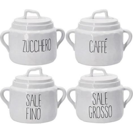 1 Pezzo Barattolo da Cucina in Ceramica con Tappo 12,5 x 11 x 13,5 cm (1/3)