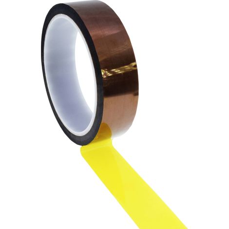 Quadrios Ruban adhésif antistatique (ESD) 1 pc(s) marron, jaune (L x l) 33 m x 20 mm Y293882 (1/5)