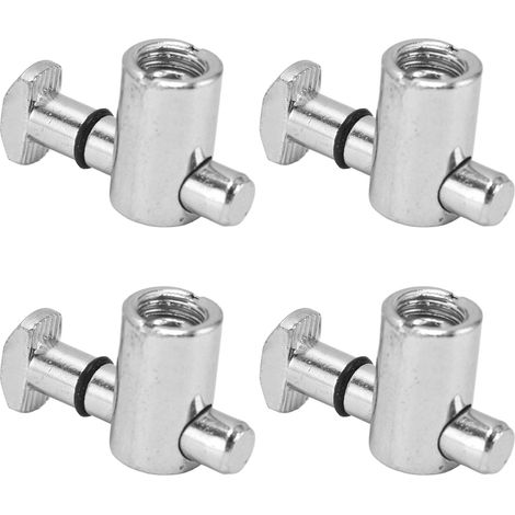 4-teiliger Profilverbinder, Innenverankerung, EU 4545 Universalstandard, 0/180° Winkel, unsichtbare Befestigung für Aluminium. (1/5)