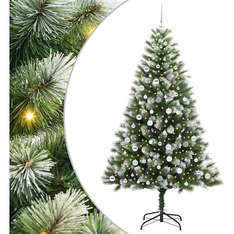 Künstlicher Klapp Weihnachtsbaum mit Schneeüberzug 210 cm vidaXL (1/5)