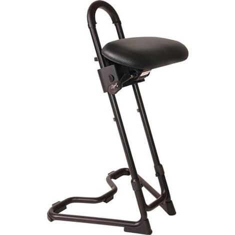 Stehhilfe Kunstleder Sitz-H.610-860mm STA schwarz MEY (1/2)
