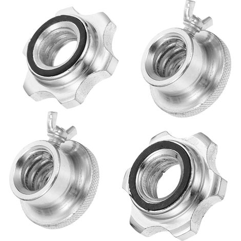 Lot de 4 colliers de serrage pour haltères écrous de (1/5)