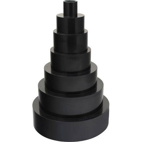 Réducteur aspirateur copeaux bois adaptateur pour menuiserie dépoussiéreur cyclonique tuyau flexible manchon ABS atelier industriel poussière raccord extracteur chantier aspiration meuleuse (1/4)